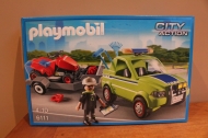 Playmobil voertuig van groenbeheer met grasmaaier 6111.nieuw.