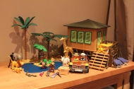 Playmobil safari hut met jeep en dieren 5759